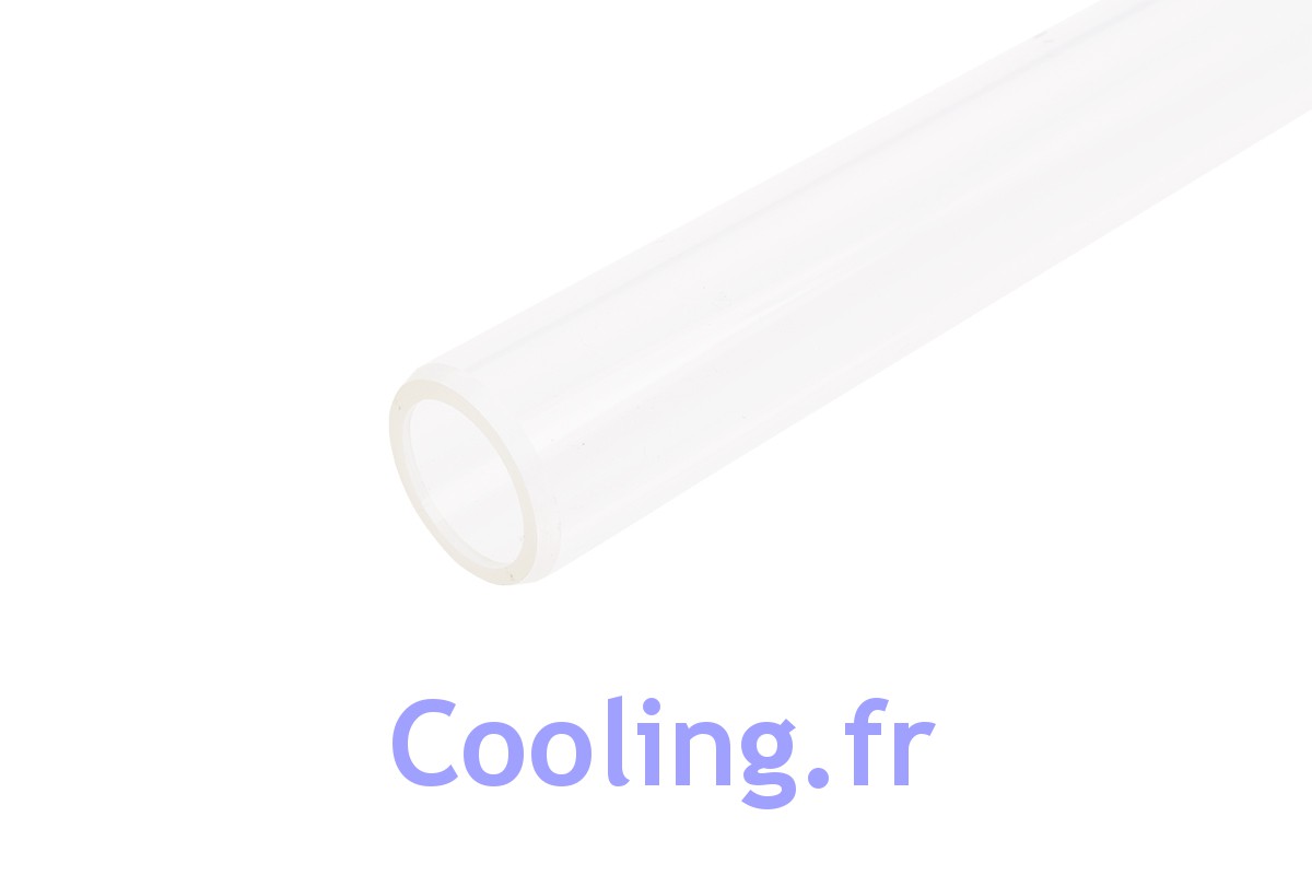Tube Plastique Rigide Transparent Avec Bouchon Rouge – 14x15mm, Lot De 2